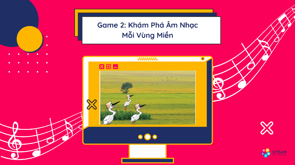 Game 2: Khám phá âm nhạc mỗi vùng miền