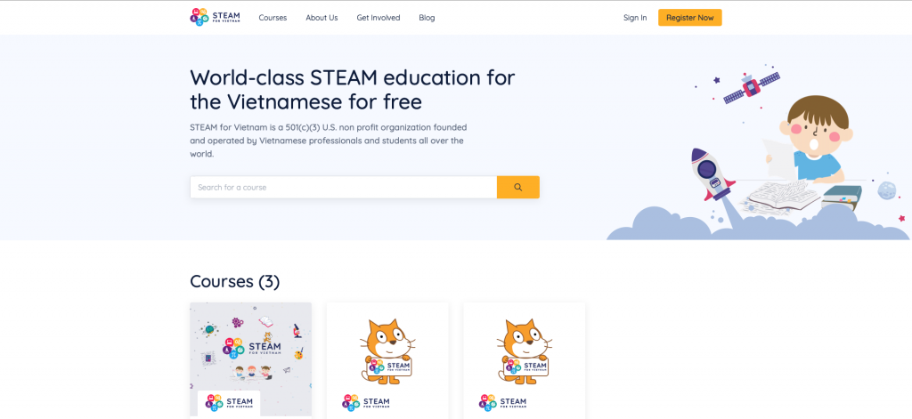 STEAM for Vietnam LMS Banner