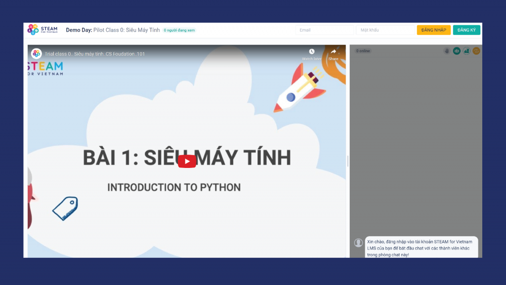 CS 101: Nhập môn Khoa học Máy tính với Python của STEAM for Vietnam
