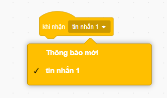 Bộ ba câu lệnh nhận và phát tin