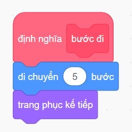 Dùng trang phục để nhân vật di chuyển linh hoạt