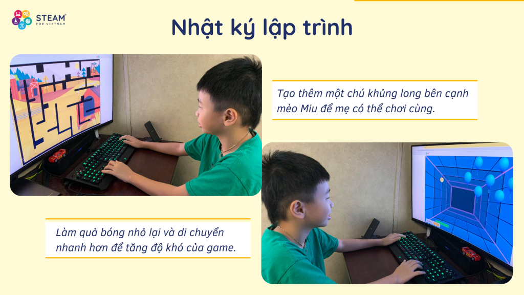 Những trò chơi sáng tạo của Alex
