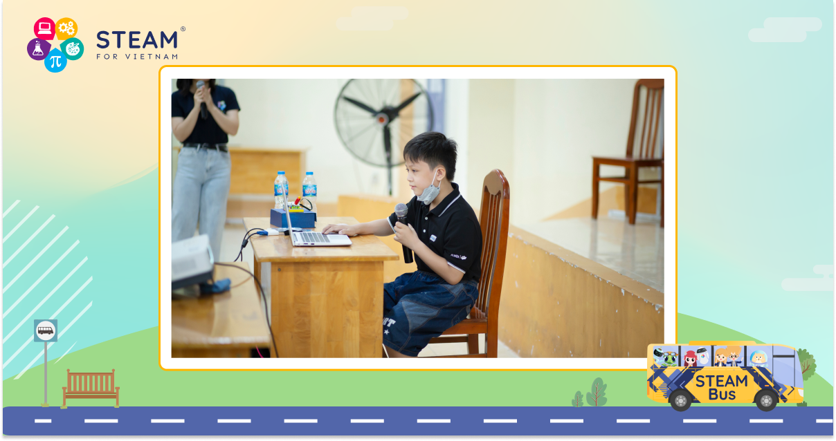 học sinh thuyết trình về dự án